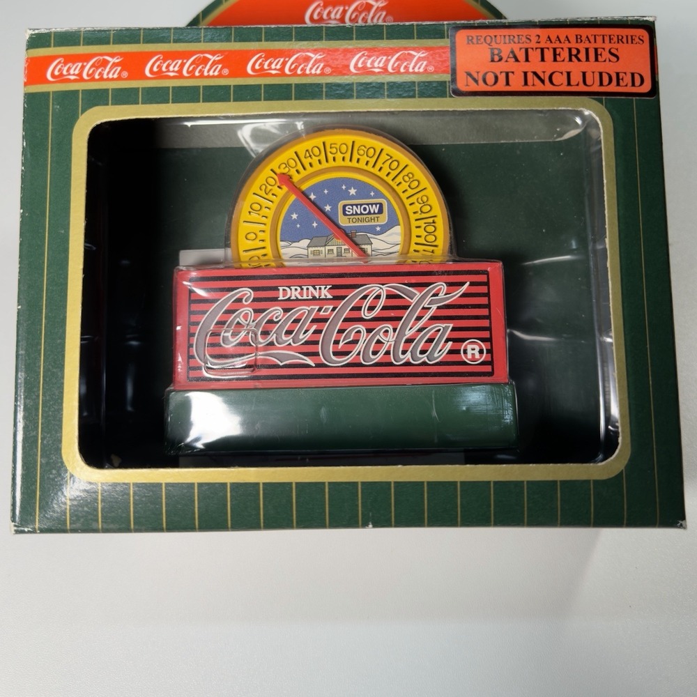 Vintage Coca-Cola Town Square Collection "Thermometer" Item  #64348‎ New In Box